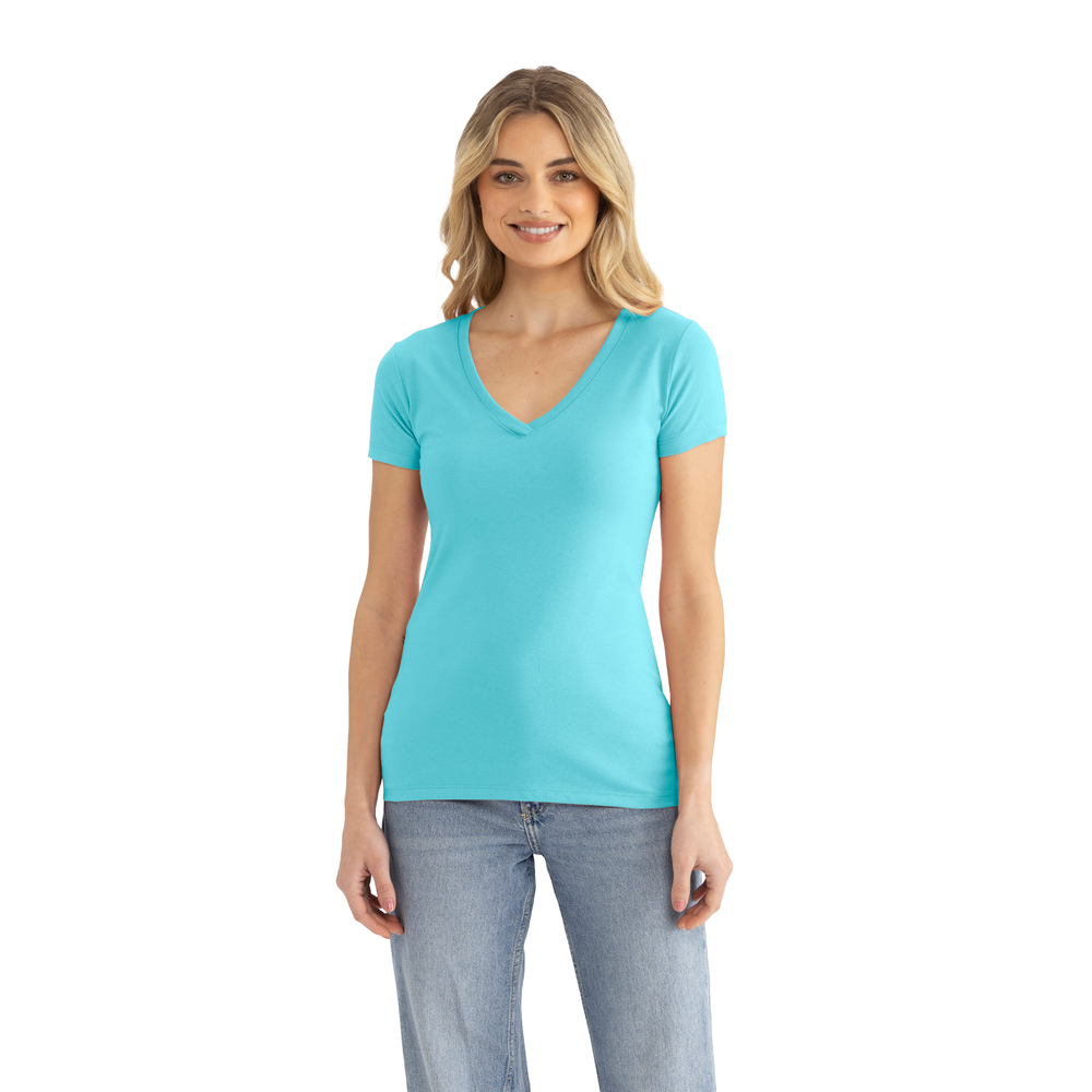 Next Level 1540 Women's Ideal V-Neck Tee - Cancun