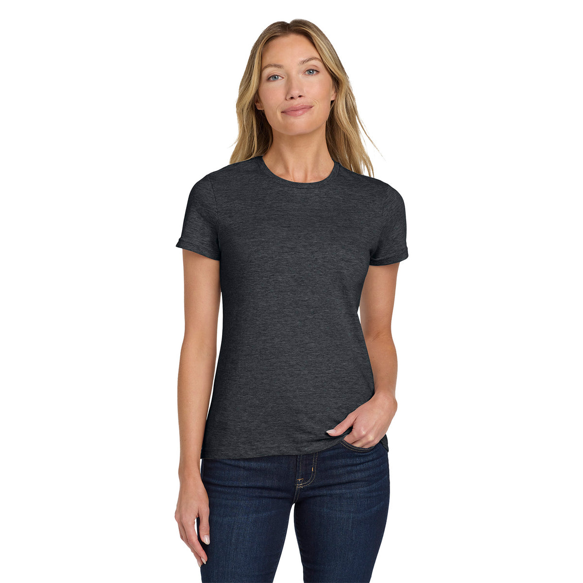 Gildan 64000L Women's Softstyle T-Shirt - Dark Heather