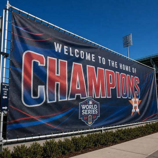Perforated mesh banner printing by Rock Marketing HTX