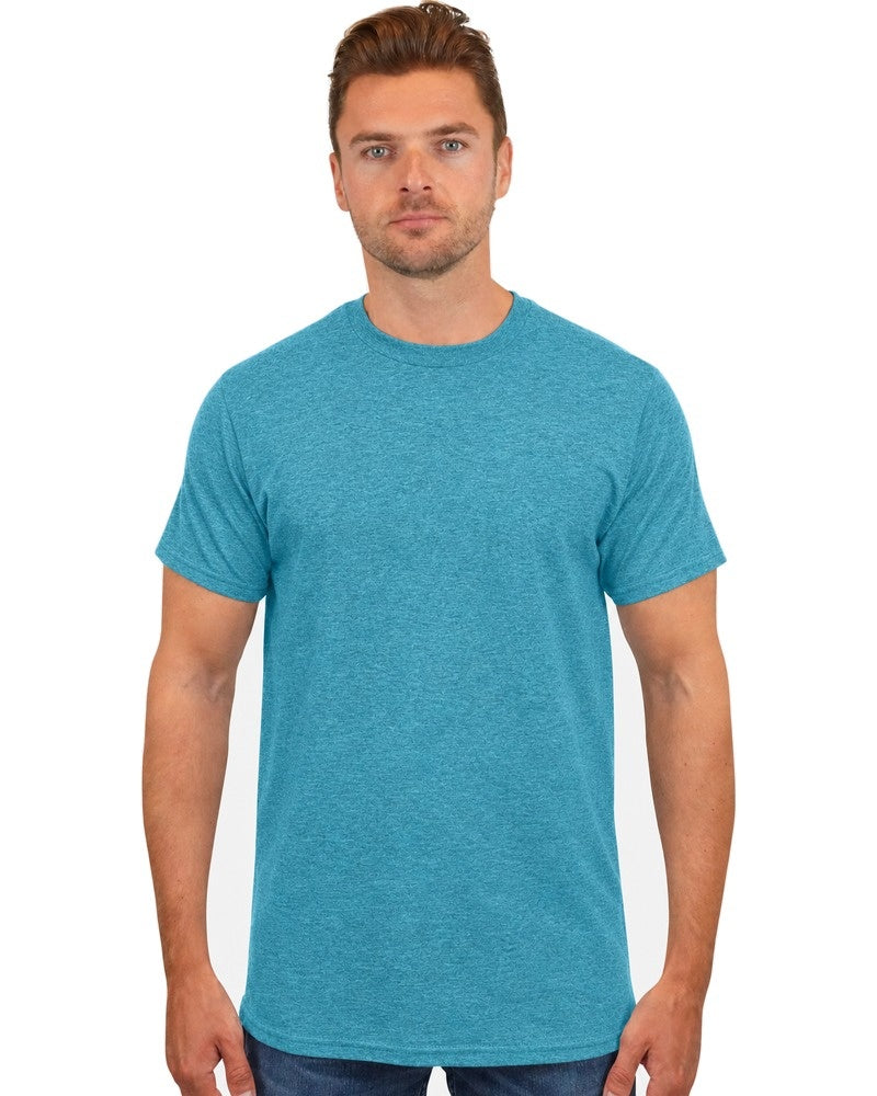 Gildan Softstyle 64000 unisex T-shirt - Heather Galapagos Blue