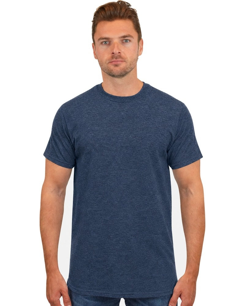 Gildan 64000 Softstyle unisex tee Heather Navy