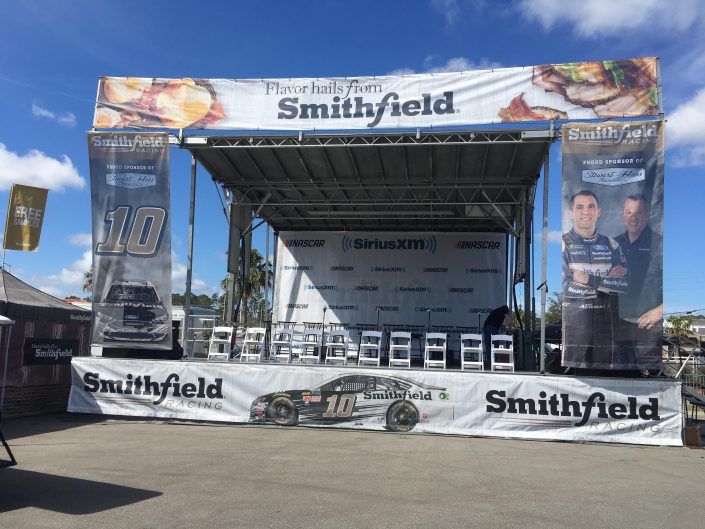 Large-format custom vinyl banner by Rock Marketing HTX